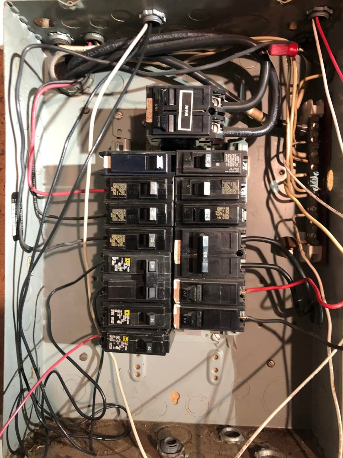Breaker switches and connections