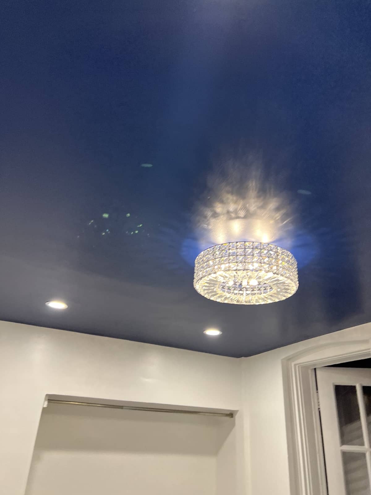 Ceiling light fixture installation