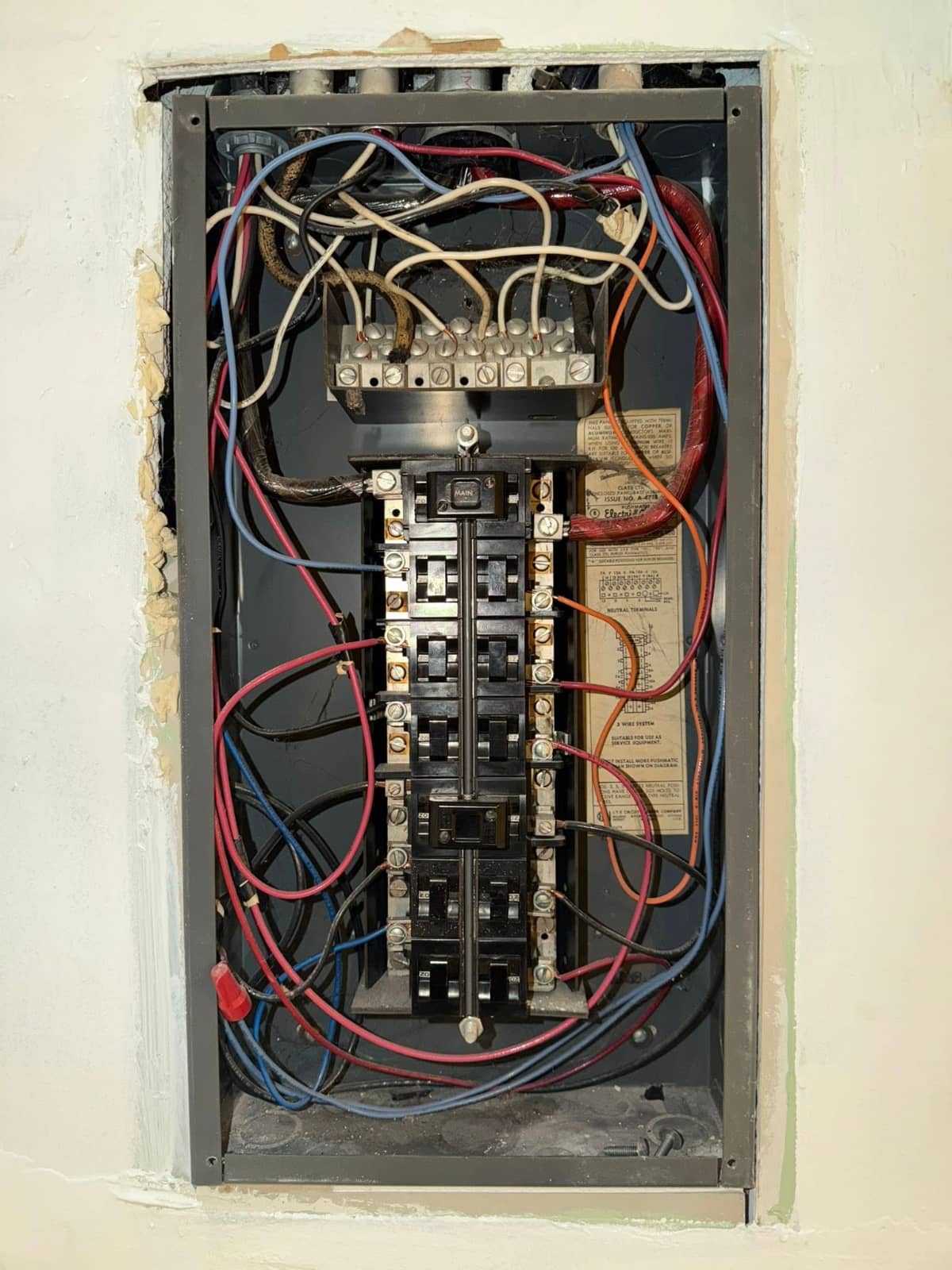 Electrical panel installation